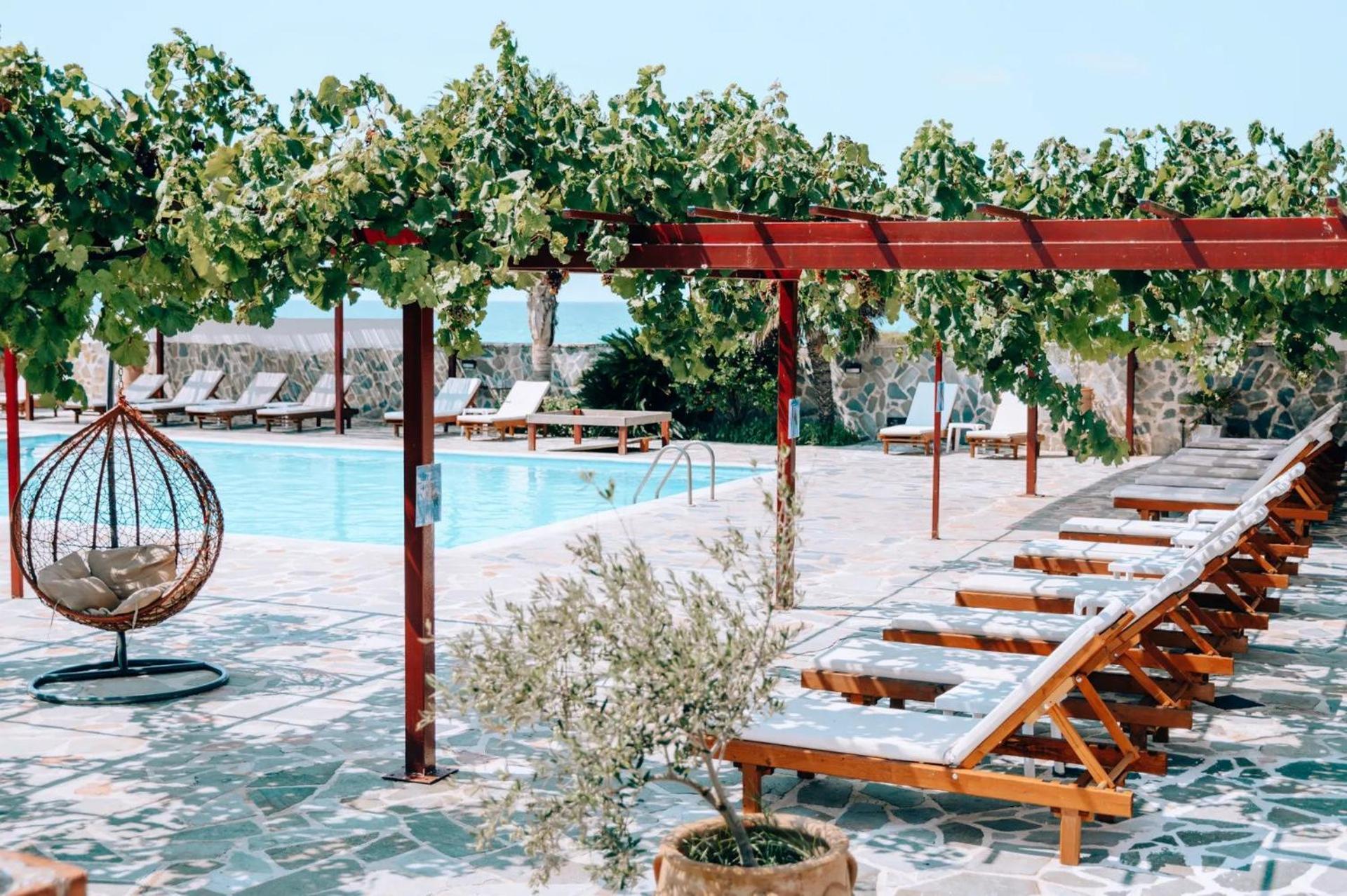 Poseidon Beach Hotel Kastrosikia Exterior foto